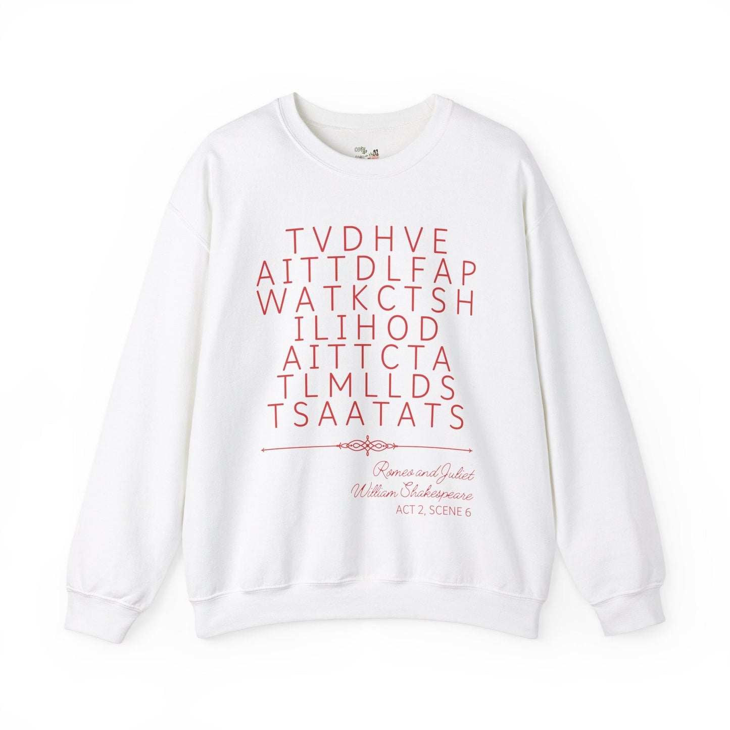 William Shakespeare Romeo and Juliet Sweatshirt
