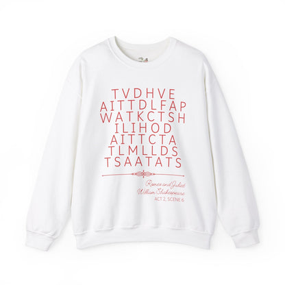 William Shakespeare Romeo and Juliet Sweatshirt