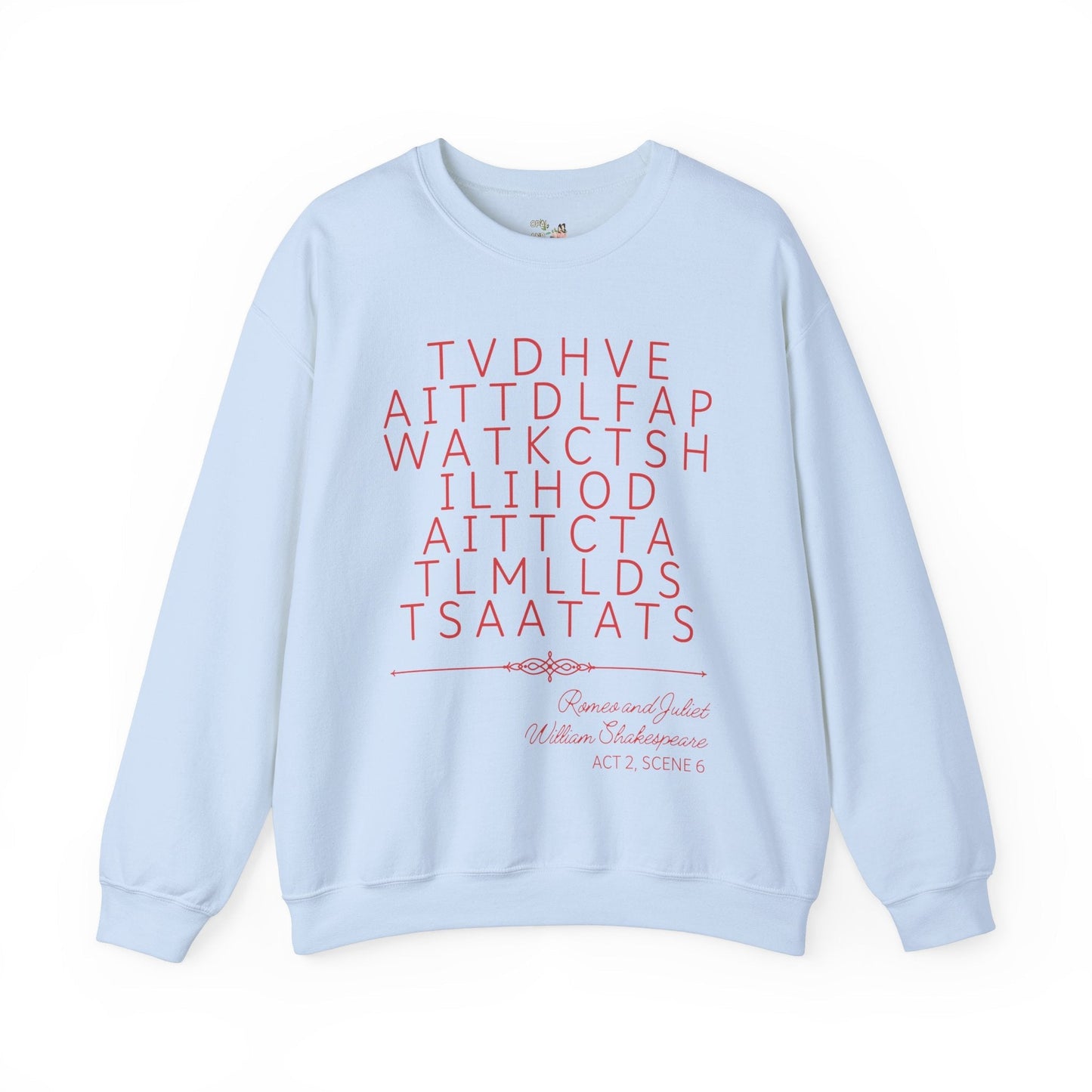 William Shakespeare Romeo and Juliet Sweatshirt