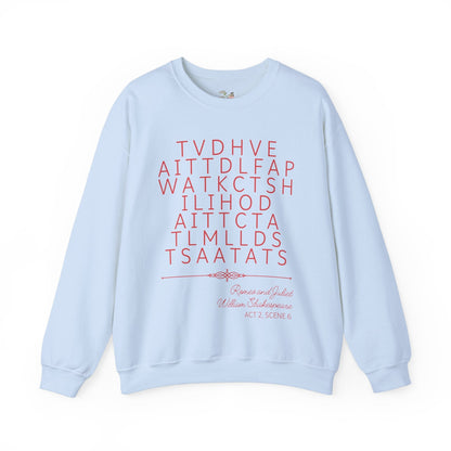 William Shakespeare Romeo and Juliet Sweatshirt