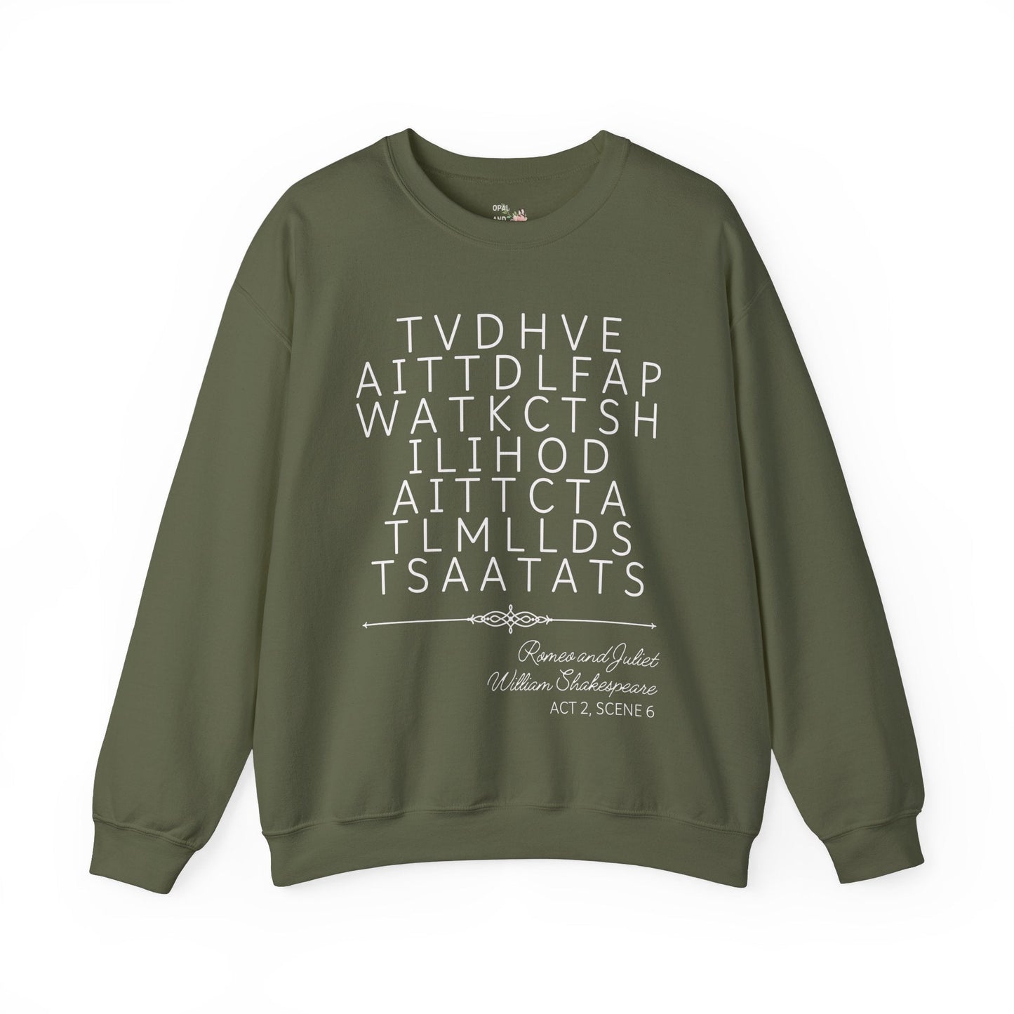 William Shakespeare Romeo and Juliet Sweatshirt