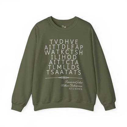 William Shakespeare Romeo and Juliet Sweatshirt