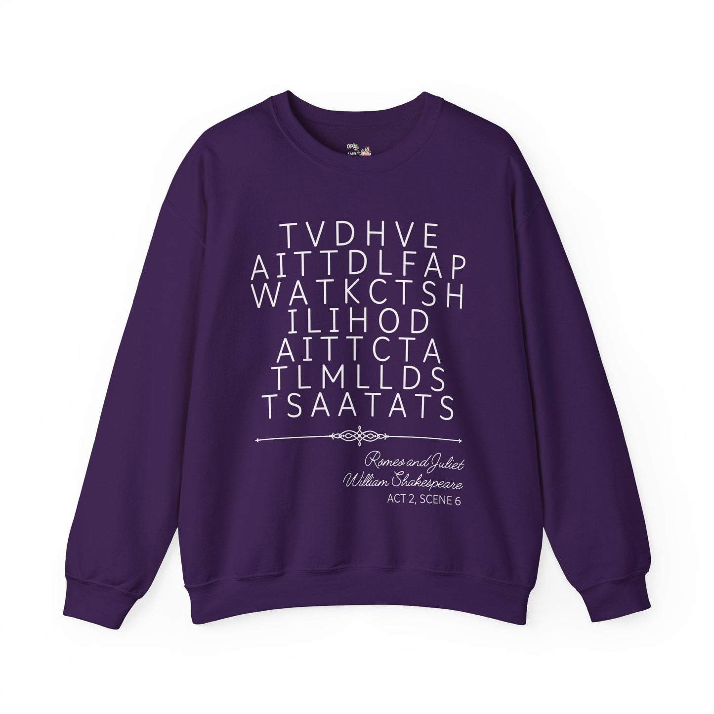 William Shakespeare Romeo and Juliet Sweatshirt