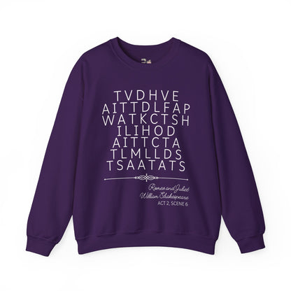 William Shakespeare Romeo and Juliet Sweatshirt