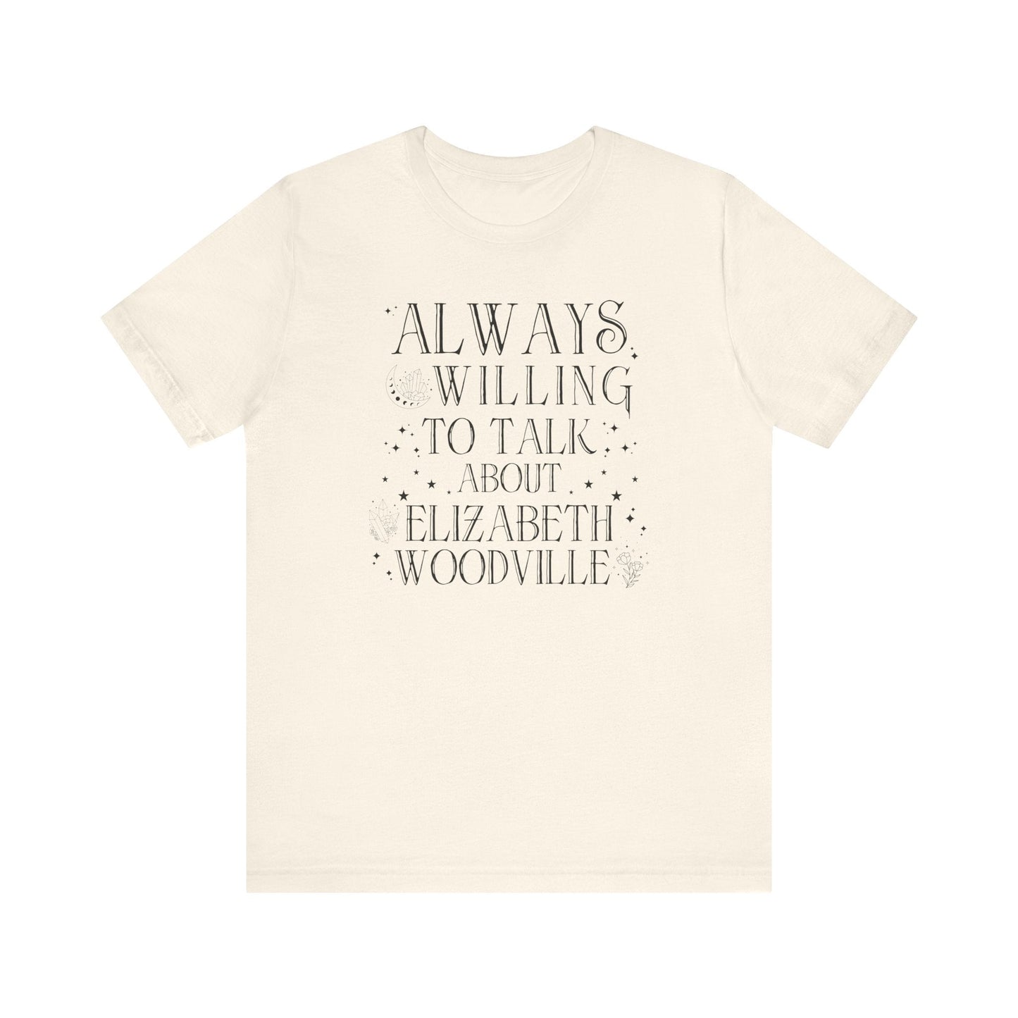 Witchy History Tee Shirt: Elizabeth Woodville