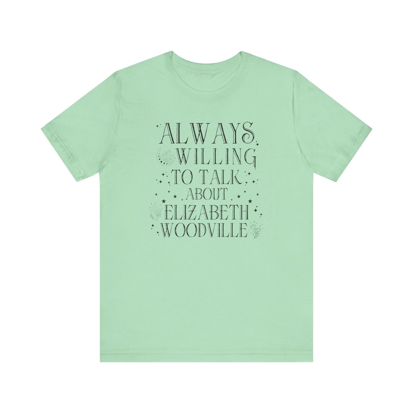 Witchy History Tee Shirt: Elizabeth Woodville