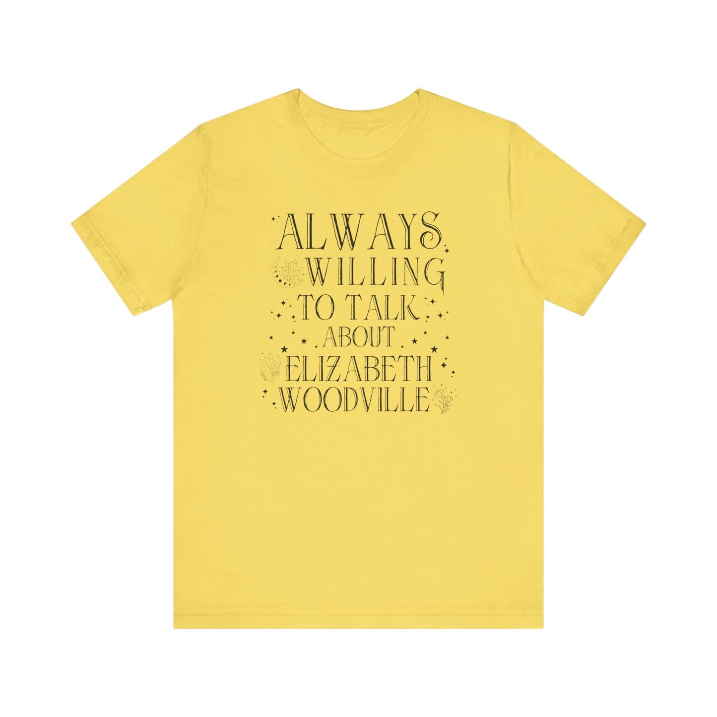Witchy History Tee Shirt: Elizabeth Woodville