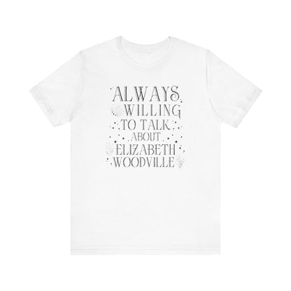 Witchy History Tee Shirt: Elizabeth Woodville