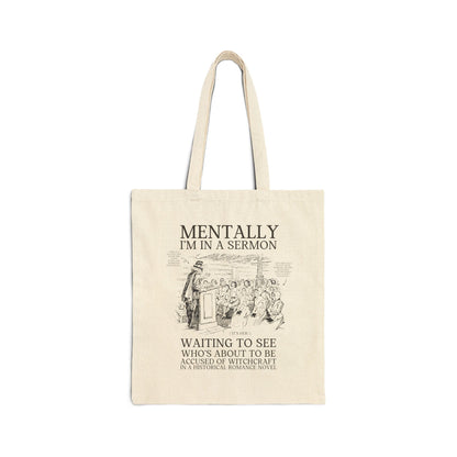 Witchy Romance Tote Bag for Reader: Spooky Bookish Tote for Bookworm