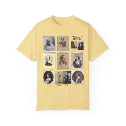 Women's History Tee Shirt with Photos