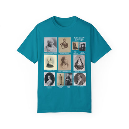 Women's History Tee Shirt with Photos