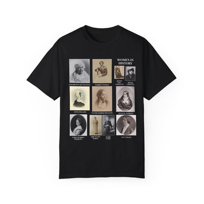 Women's History Tee Shirt with Photos