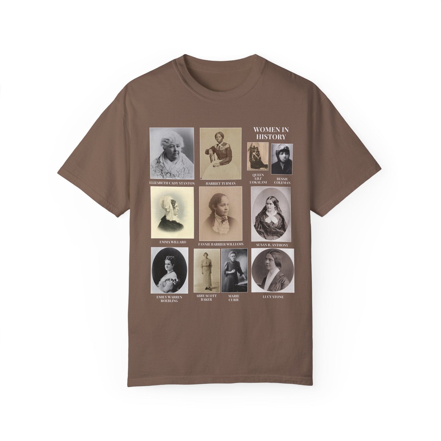 Women's History Tee Shirt with Photos