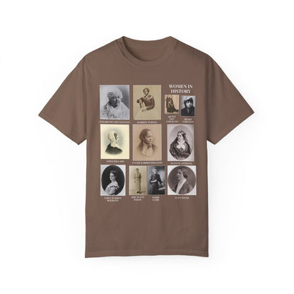 Women's History Tee Shirt with Photos