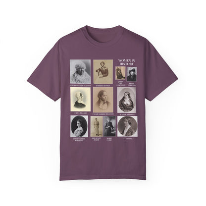 Women's History Tee Shirt with Photos