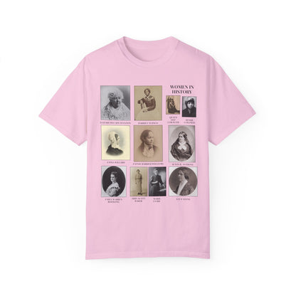 Women's History Tee Shirt with Photos