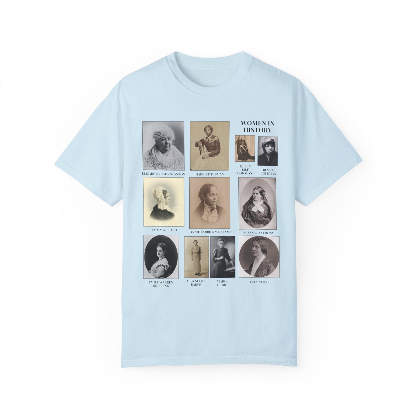 Women's History Tee Shirt with Photos