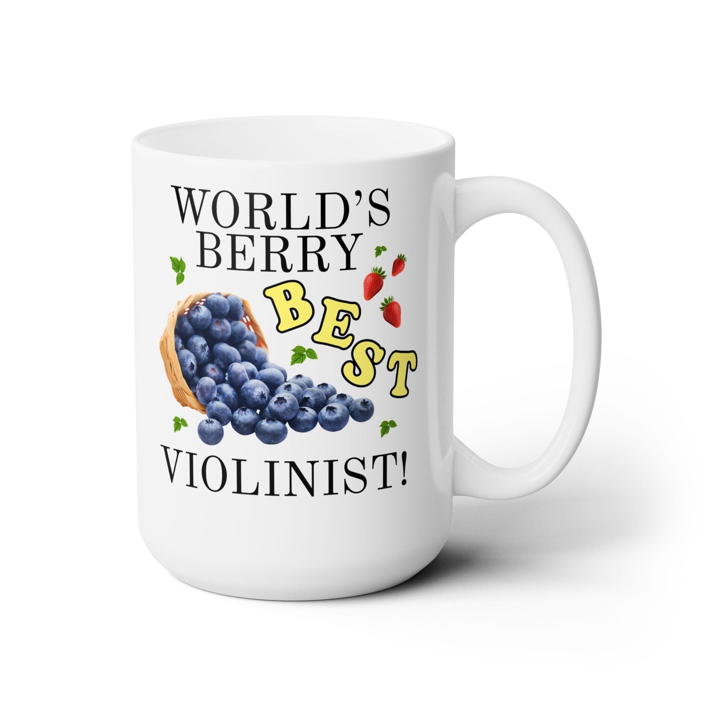 World's Berry Best Violinist Coffee Mug