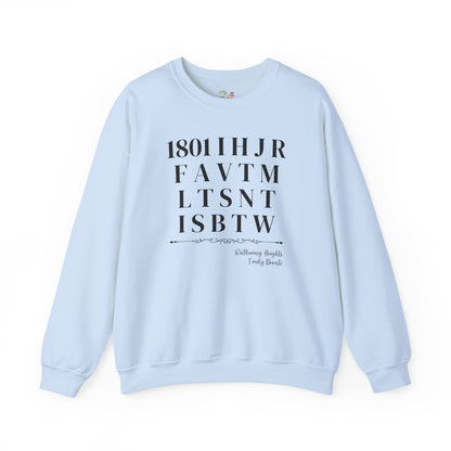 Wuthering Heights by Emily Bronte Sweatshirt