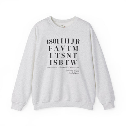 Wuthering Heights by Emily Bronte Sweatshirt
