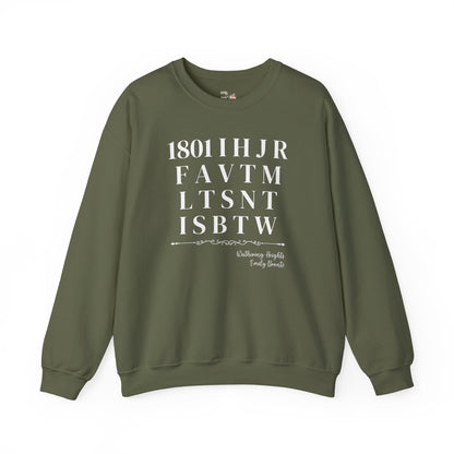 Wuthering Heights by Emily Bronte Sweatshirt
