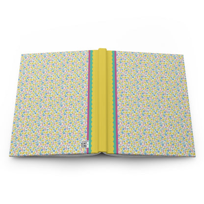 Yellow and Blue Flower Notebook
