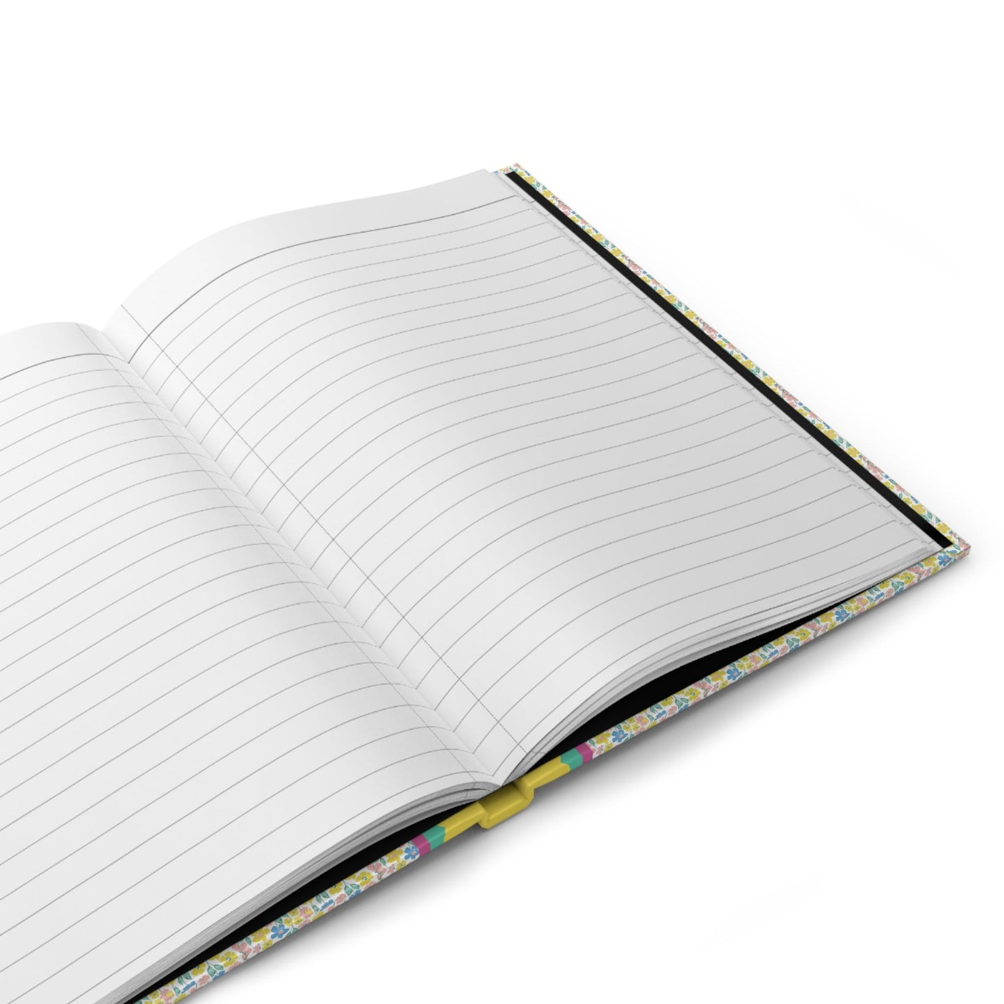 Yellow and Blue Flower Notebook