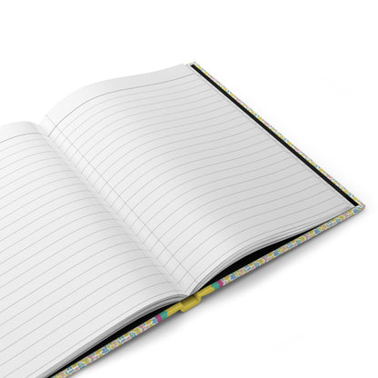 Yellow and Blue Flower Notebook