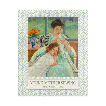 Young Mother Sewing by Mary Cassatt