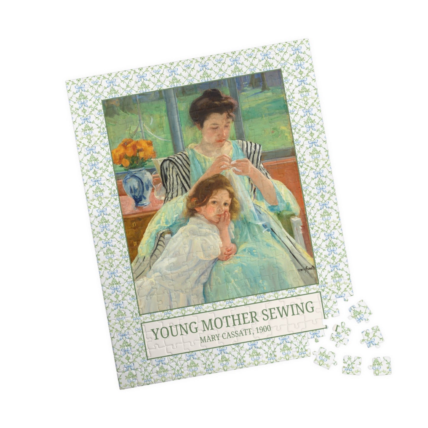 Young Mother Sewing by Mary Cassatt