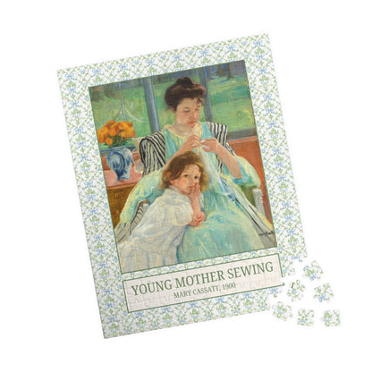 Young Mother Sewing by Mary Cassatt