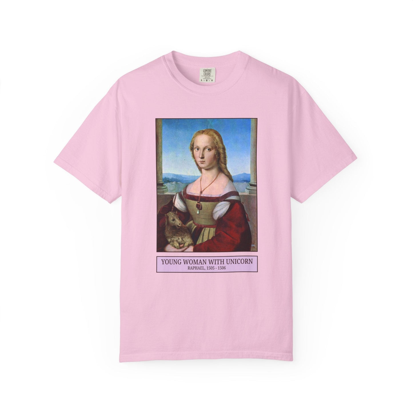 Young Woman with A Unicorn