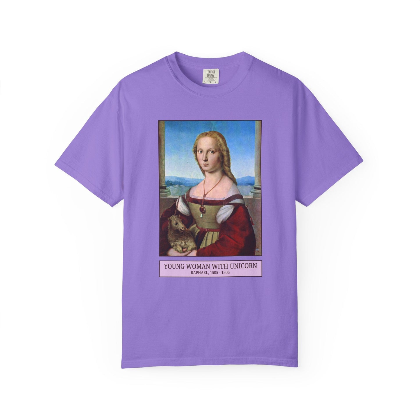 Young Woman with A Unicorn