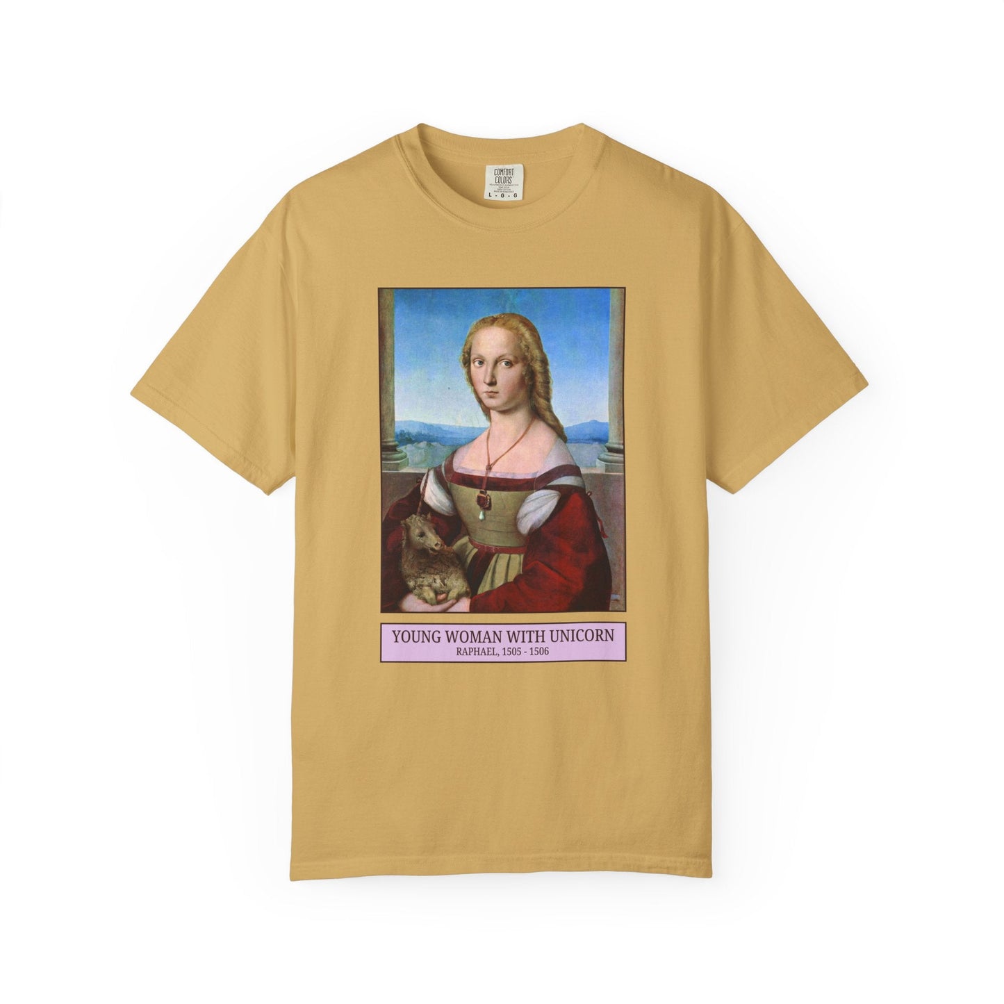 Young Woman with A Unicorn